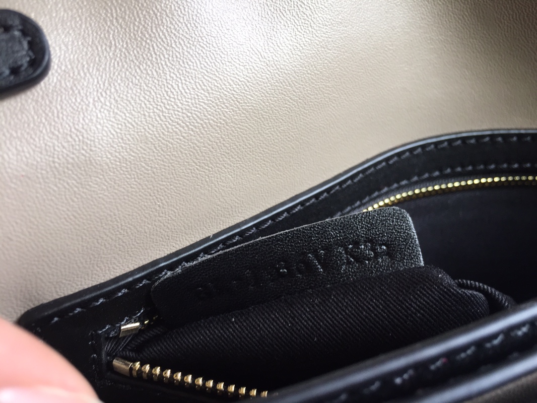 Valentino Black Leather Rockstud Small Clutch Bag