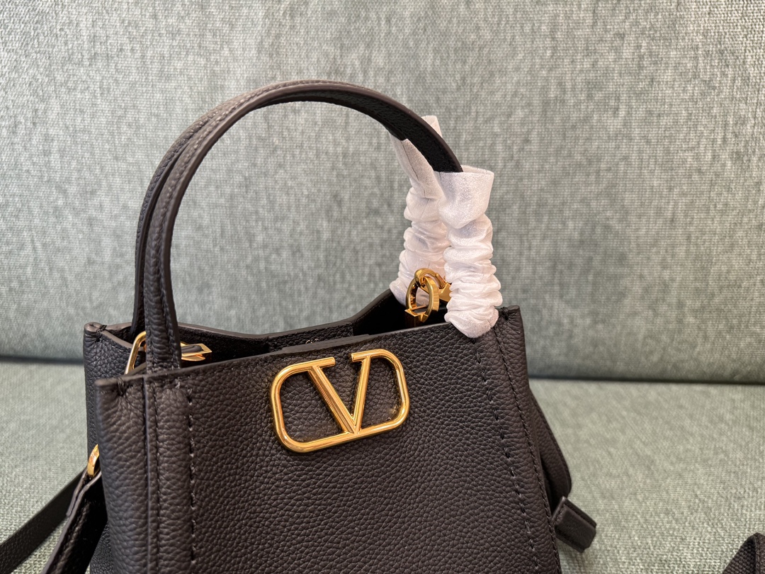 Valentino Garavani Alltime` Medium Double Handle B In