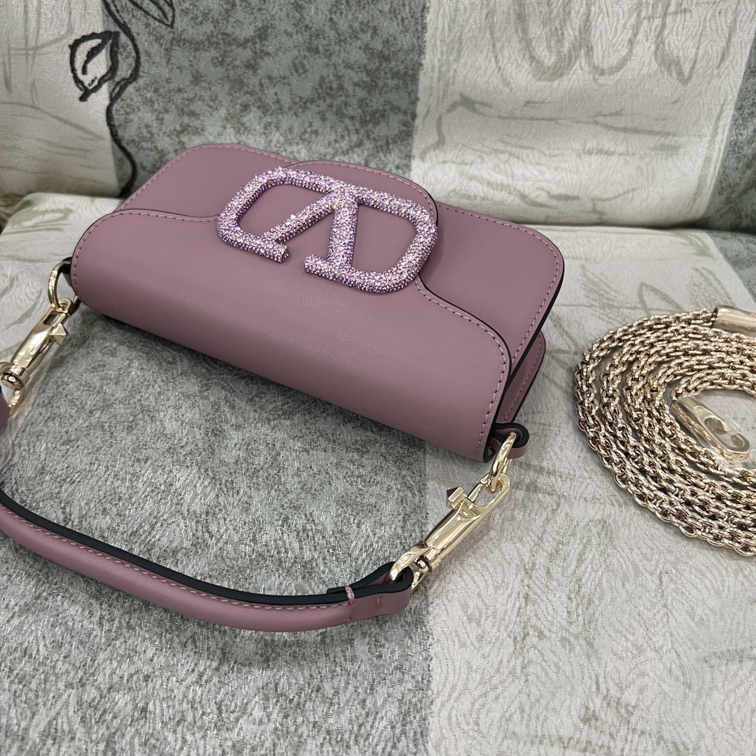 VALENTINO GARAVANI LOCÒ SMALL SHOULDER BAG WITH