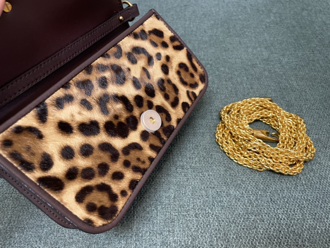 Valentino Garavani Loco Small VLOGO Leopard Calfhair