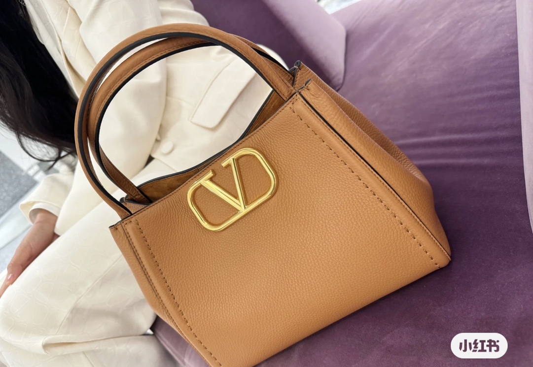 Valentino Garavani Medium Alltime Tote Bag | Brown