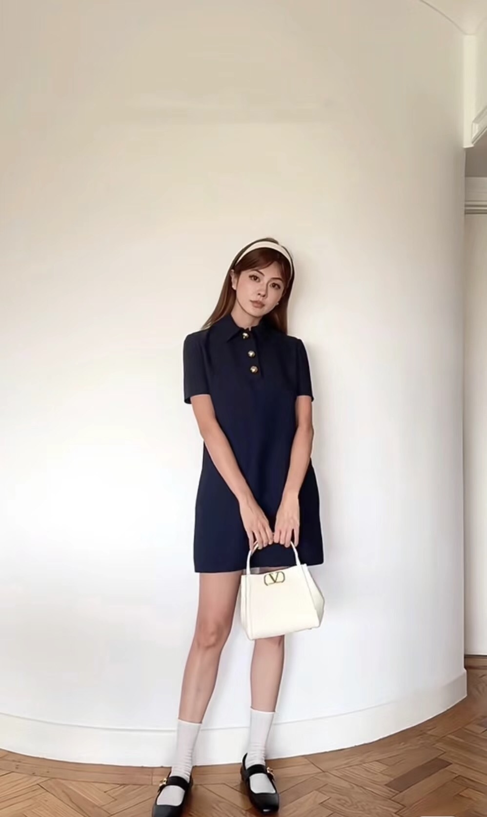 Valentino Garavani Medium Alltime Tote Bag | WHITE