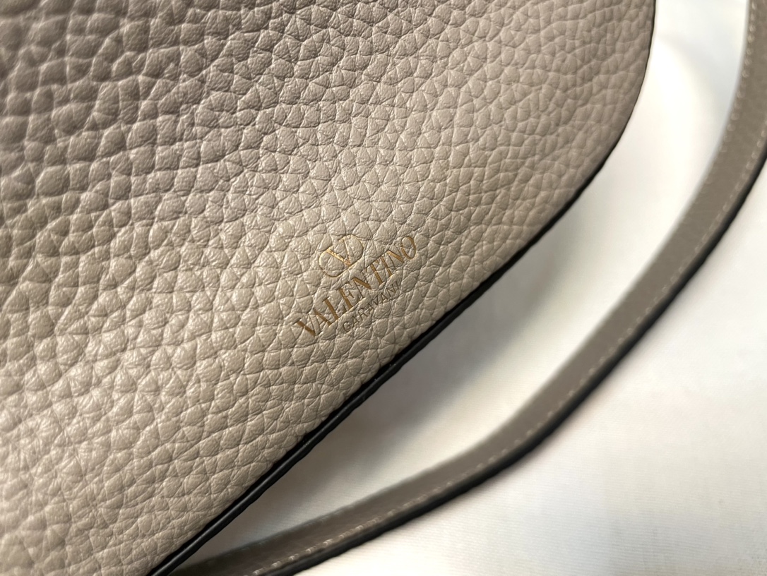 Valentino Garavani Medium VLOGO Moon Leather Hobo Bag - Bergdorf Goodman