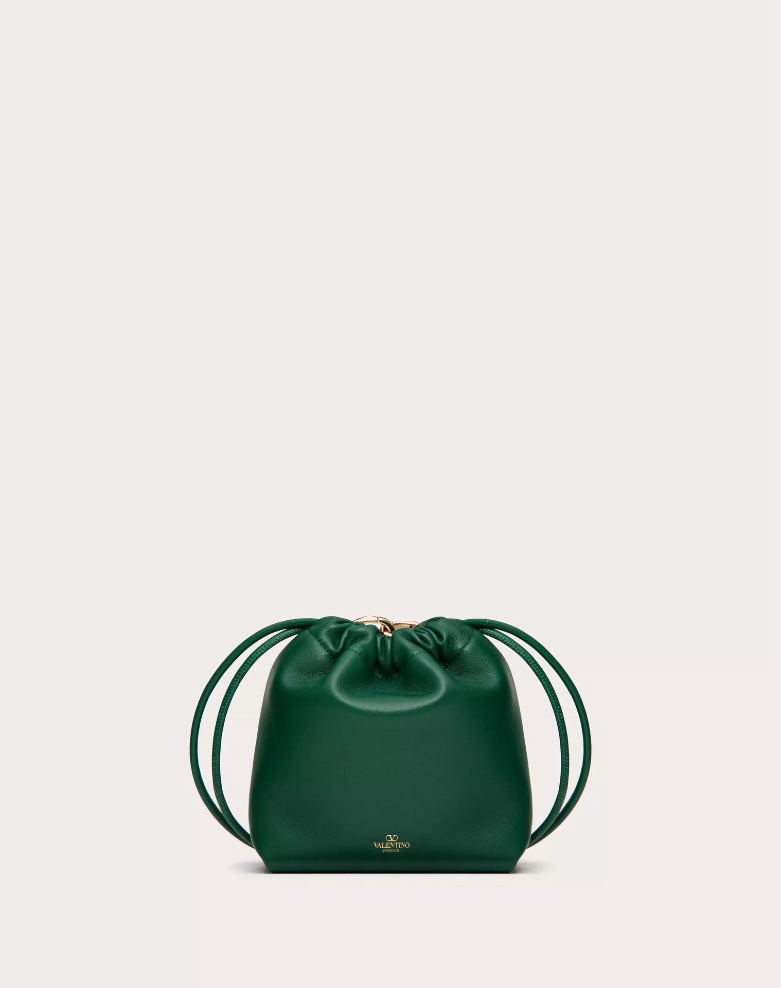 Valentino Garavani Mini V Logo Drawstring Bag in Amazon
