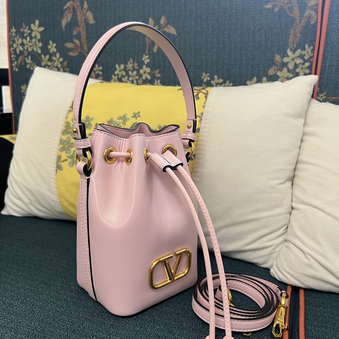 Valentino Garavani Pink Mini VLogo Signature Bag Valentino