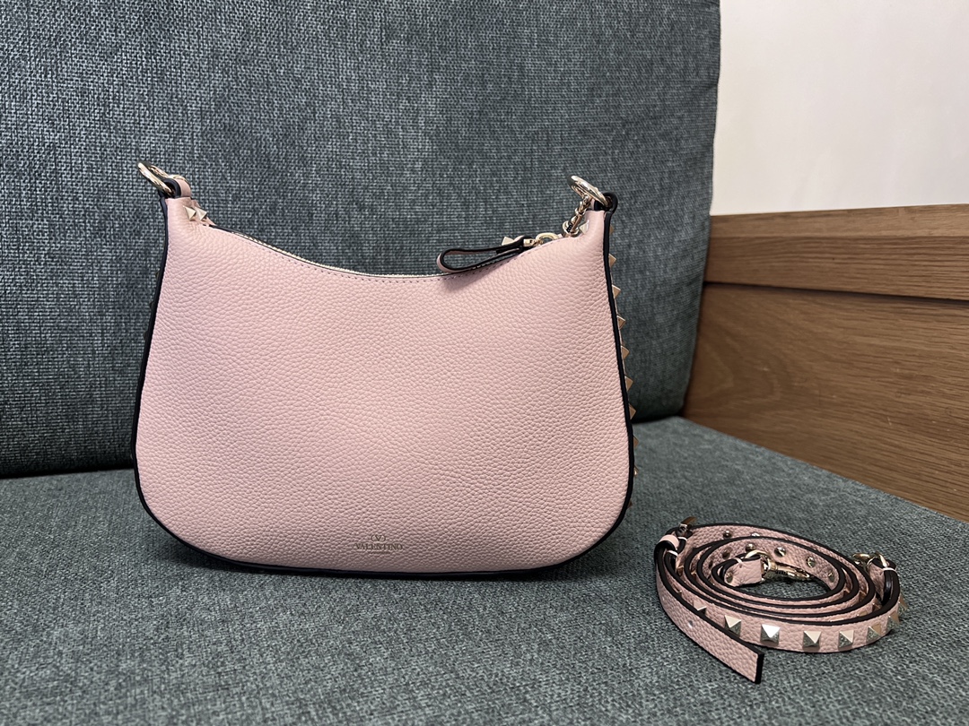 Valentino Garavani Rockstud Leather Mini Bag | Pink |