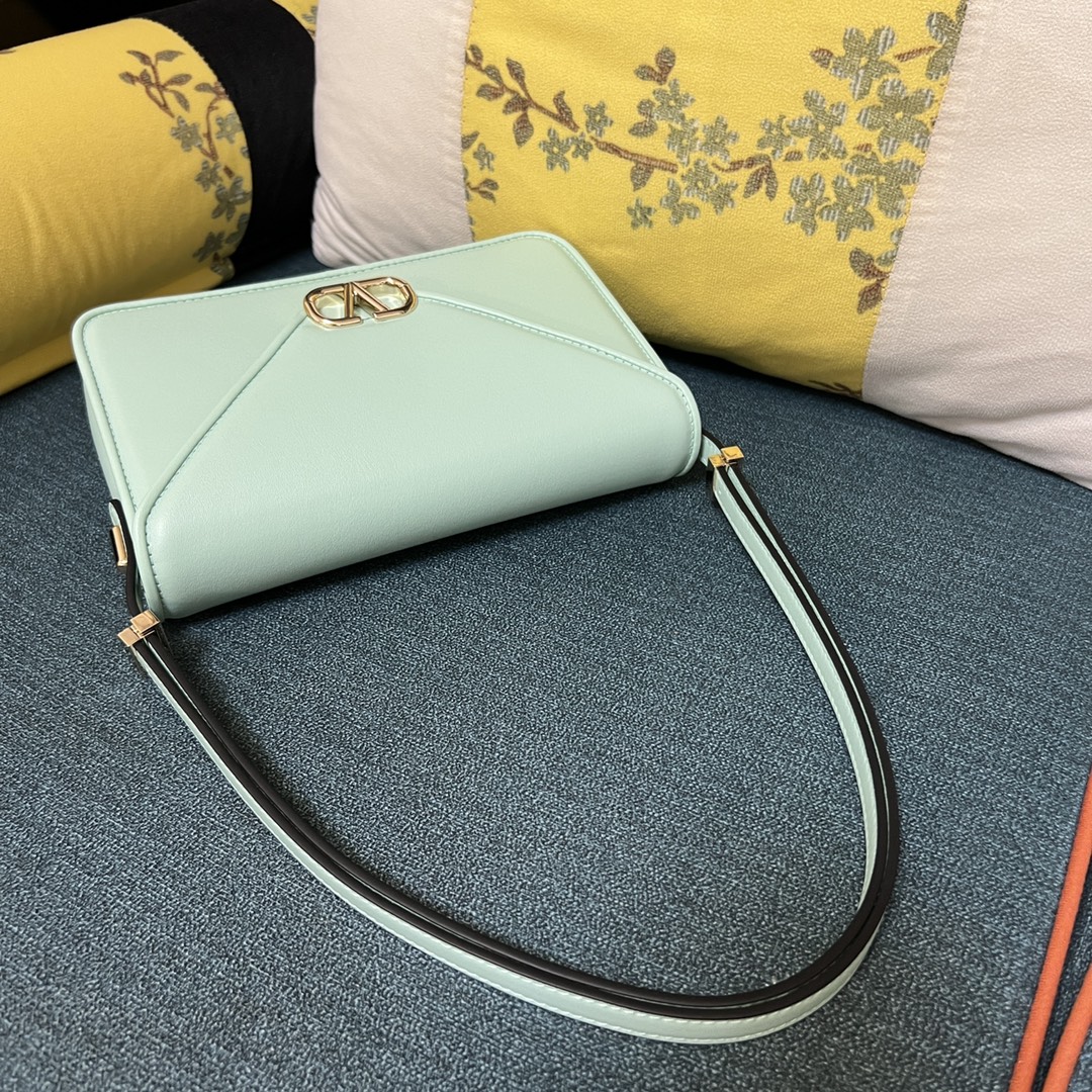 Valentino Garavani Small Letter Shoulder Bag - SKY BLUE