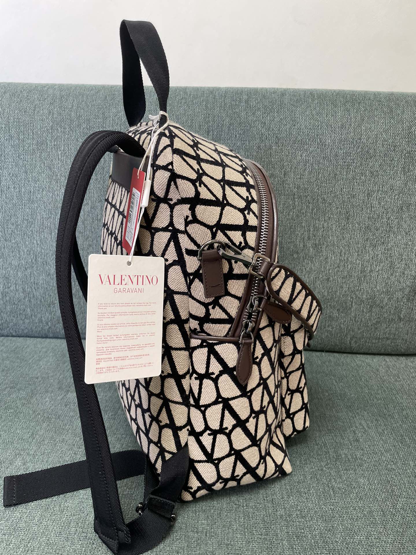 Valentino Garavani Toile Iconographe Backpack with