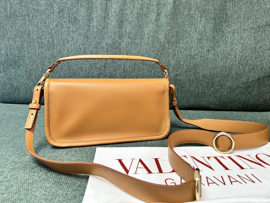 Valentino Garavani VLogo Signature Leather Shoulder Ba