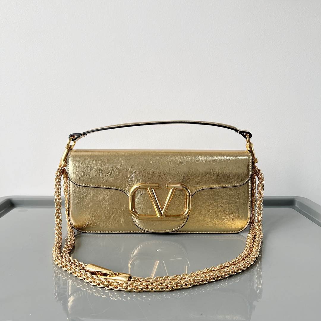 Valentino Loco shoulder jewel Logo Small Bag  goldValentino 00979