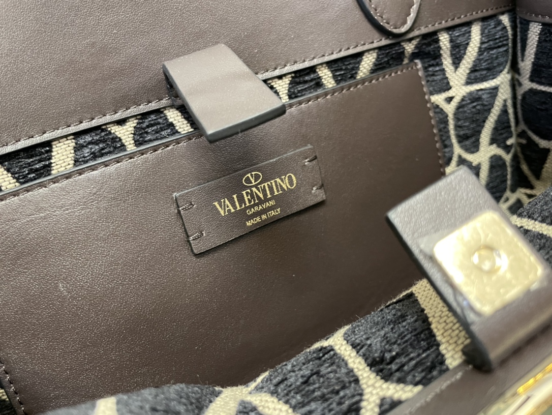 Valentino Medium Vlogo Signature Toile Iconographe Handbag for
