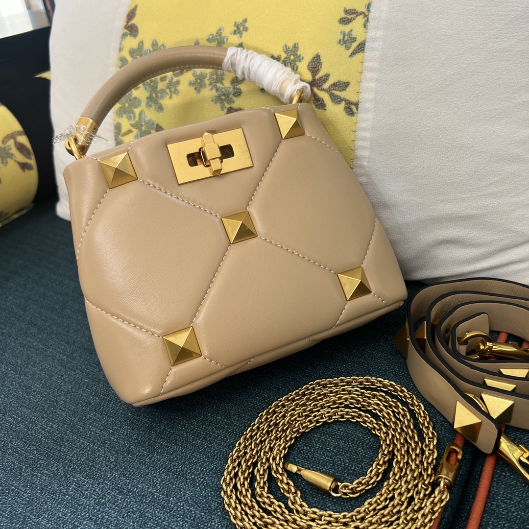 Valentino-Small Roman Stud The Handle Bag