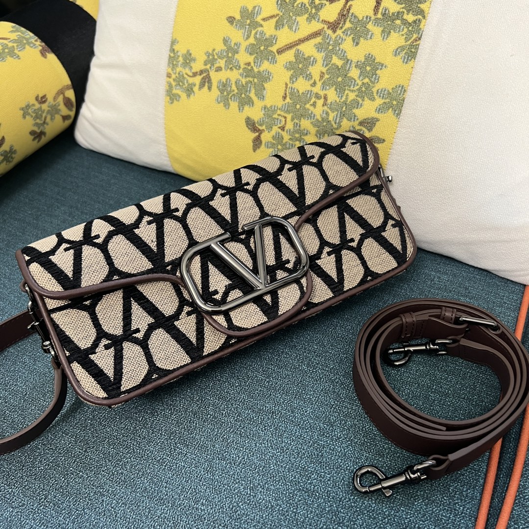 Valentino Small Valentino Garavani Locò Toile Iconographe Shoulder Bag