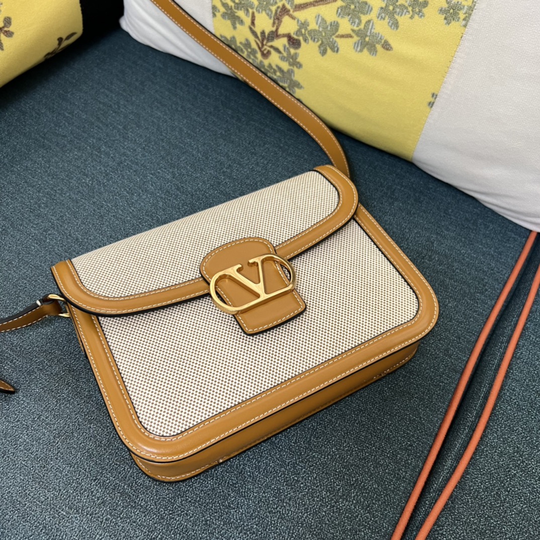 Valentino Valentino Garavani 9to5 Canvas Shoulder Bag for Woman in