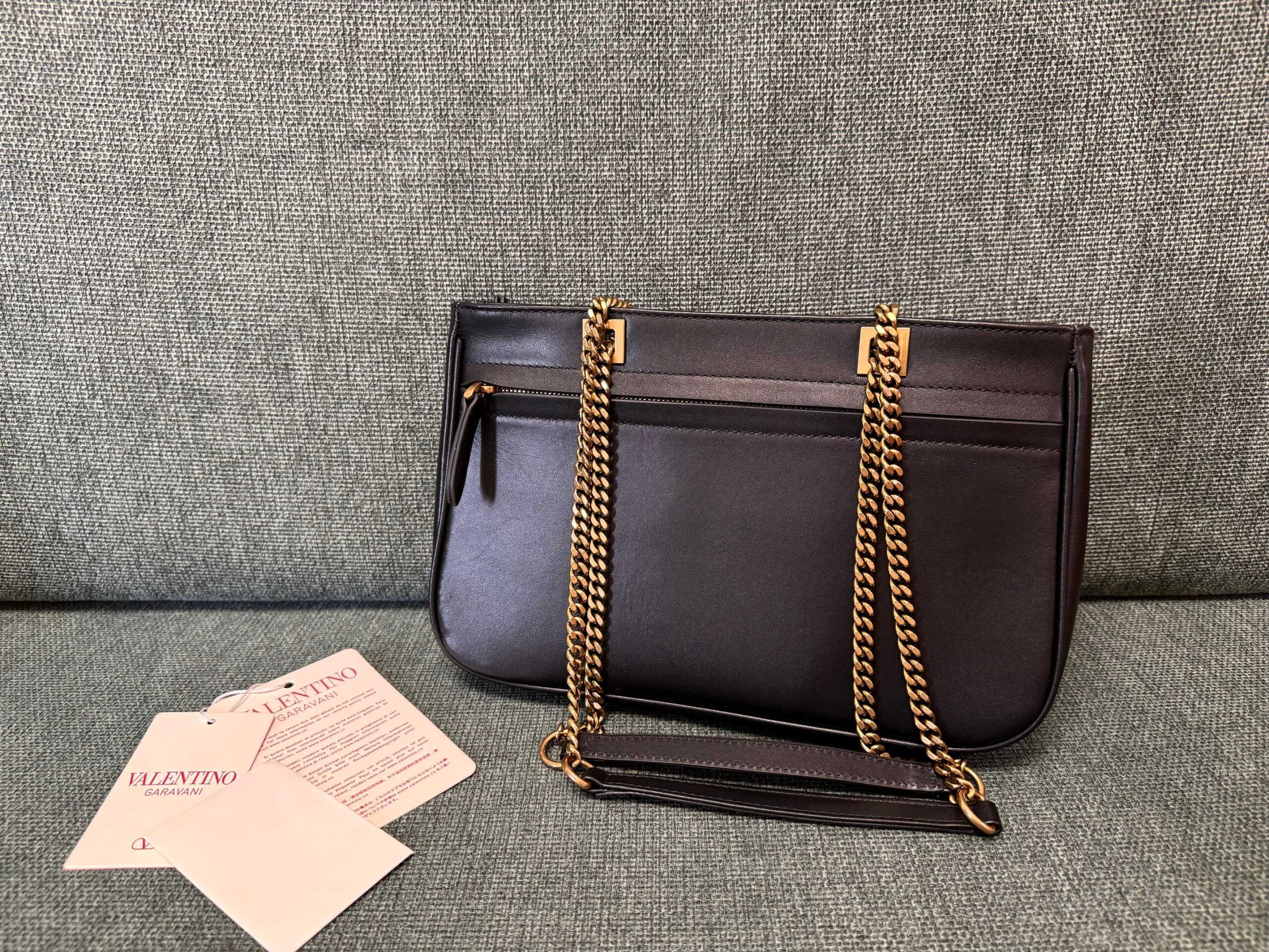 Valentino Valentino Garavani Viva Superstar Small Nappa Leather Shopping Bag for Woman in Butter/black