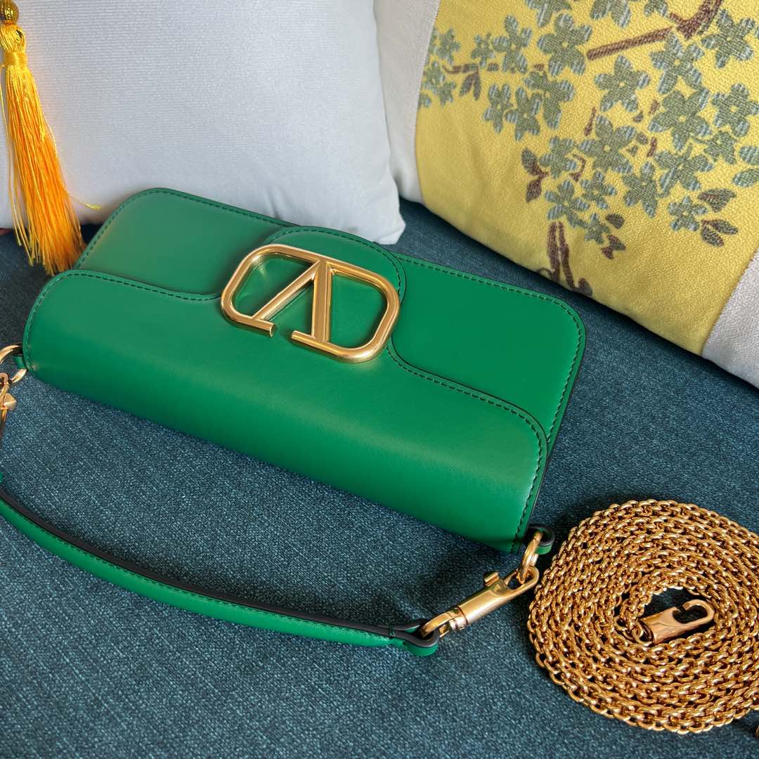 Valentino Vlogo Loco Small Leather Shoulder Bag Women's