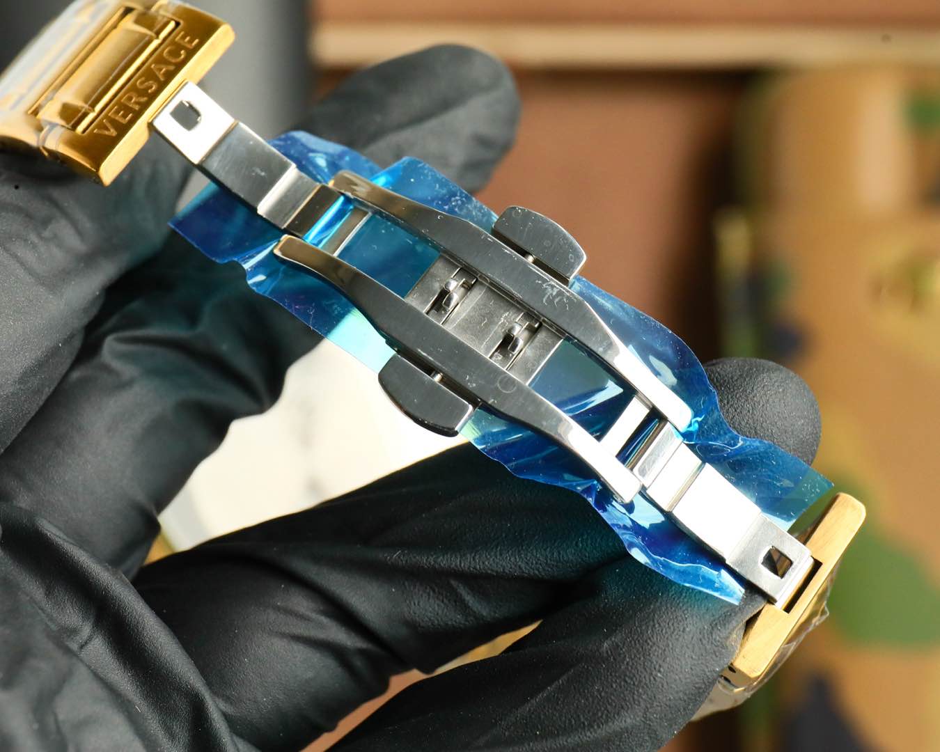 Versace Mens Greca Extreme Chrono Gold 45mm Bracelet