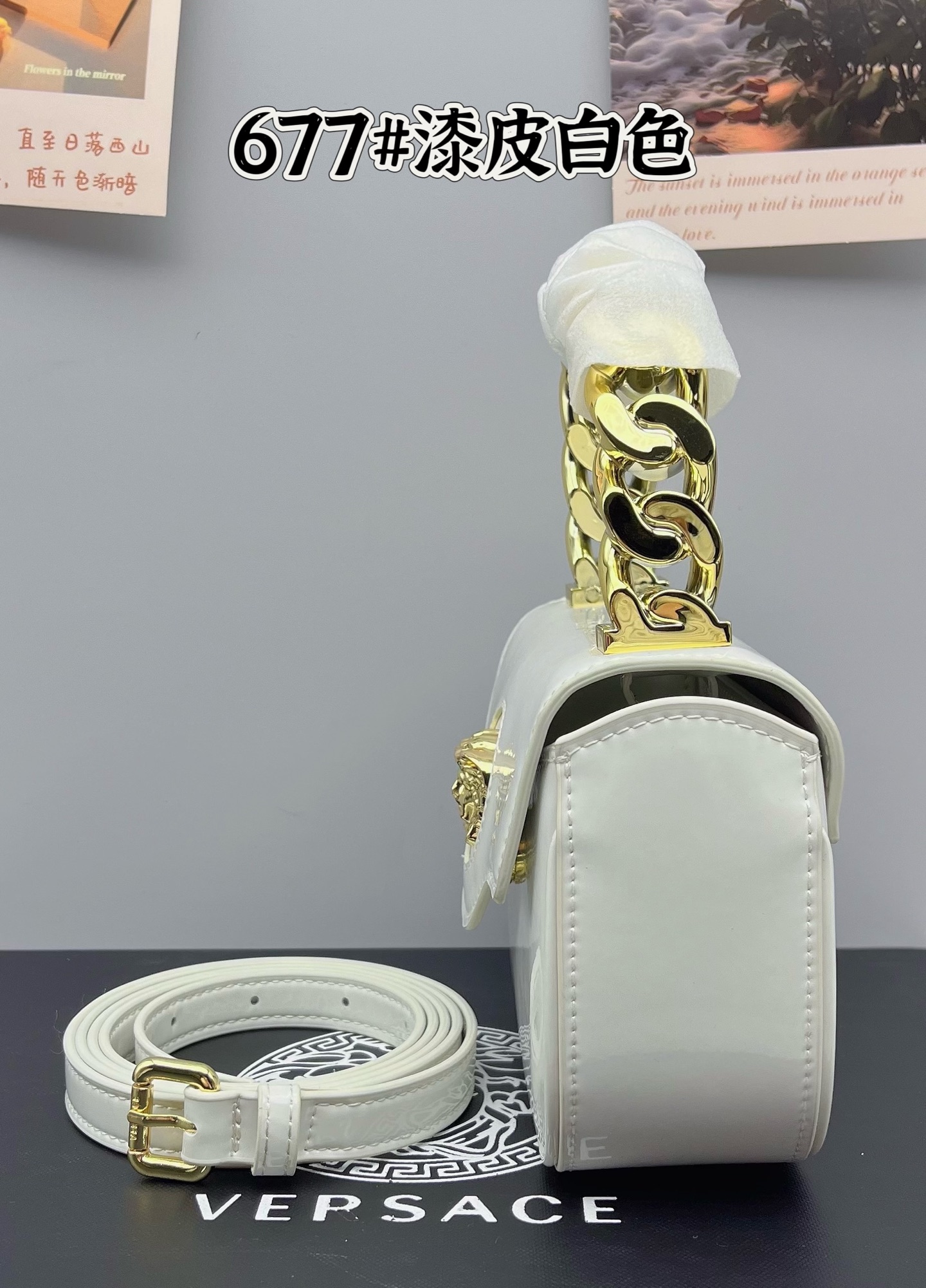 Versace Pre-Owned La Medusa Mini Bag | White