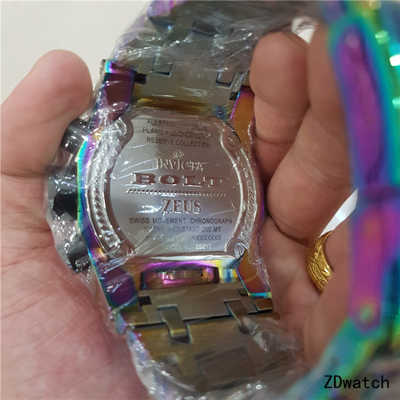 Invicta Gold Tone Chronograph - Invicta Reserve Gold Tone - Swiss Made - Image 12