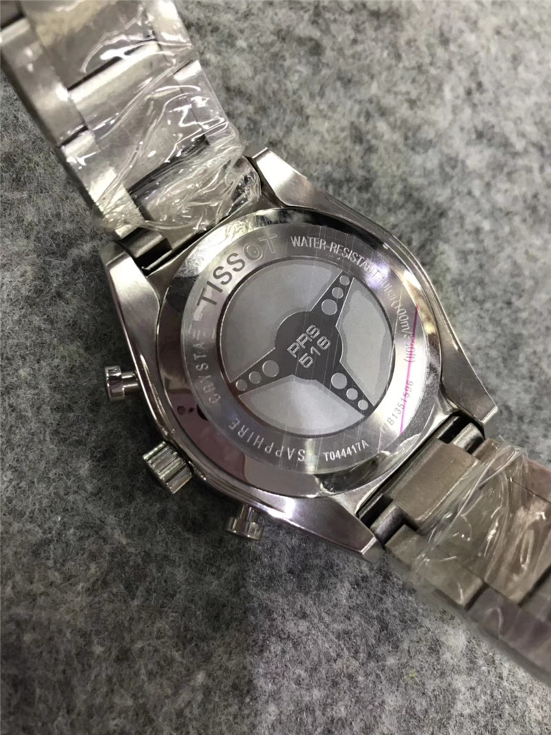 Tissot PRS 516 Chronograph - Black Dial Stainless Steel - Image 3