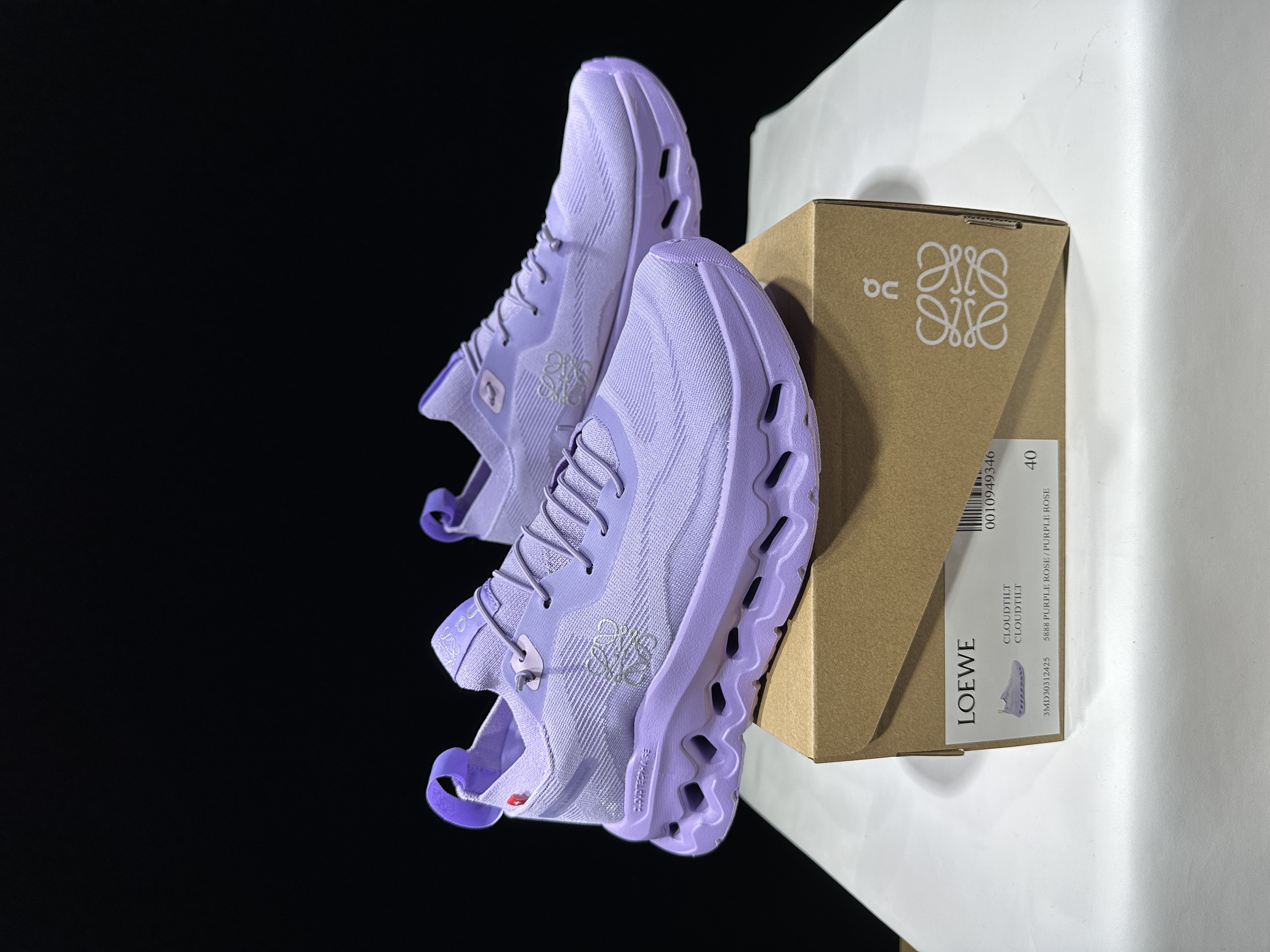 Women Size  Loewe x On Purple Rose CloudTilt Sneakers