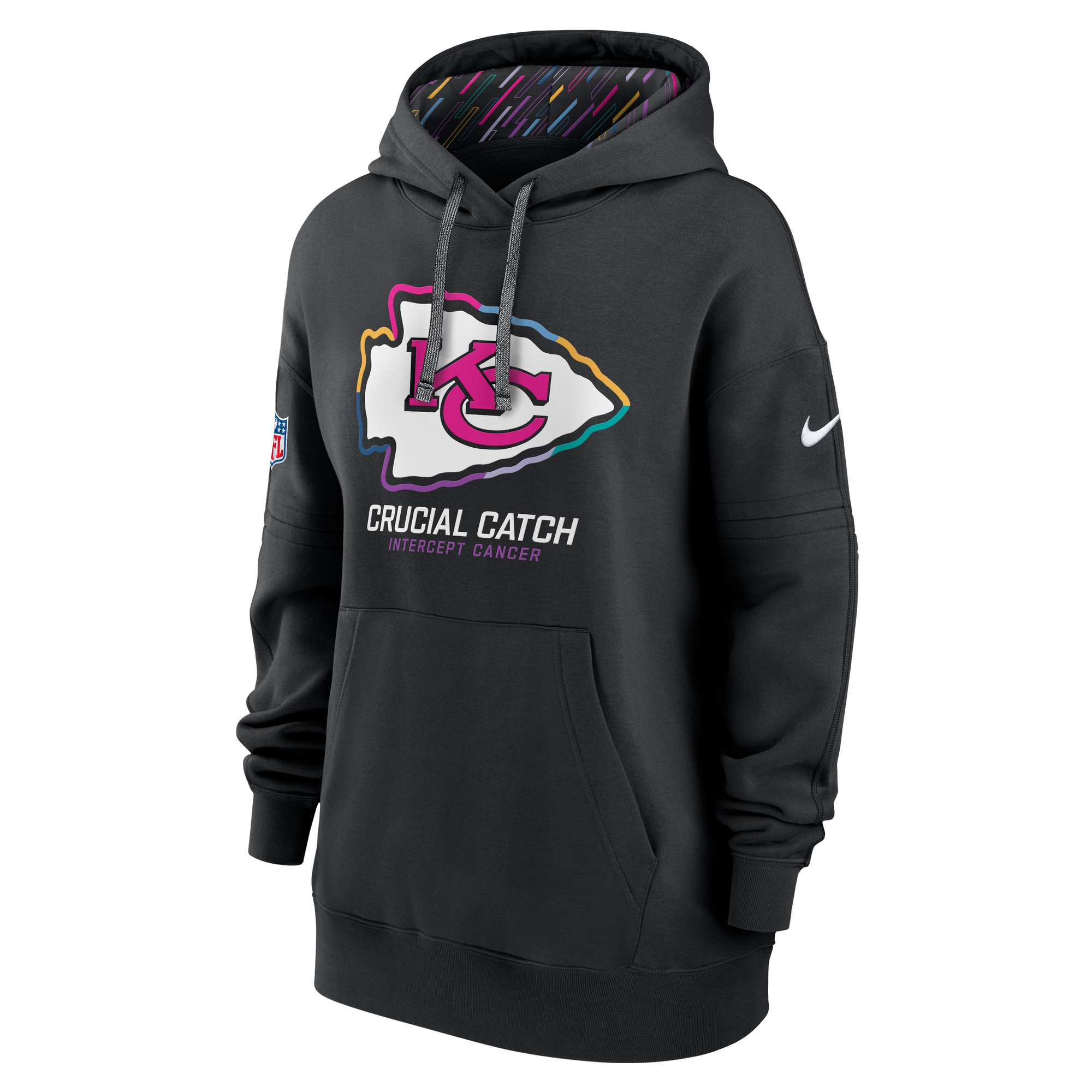 Women’s Kansas City Chiefs Nike Black 2024 NFL Crucial Catch Club