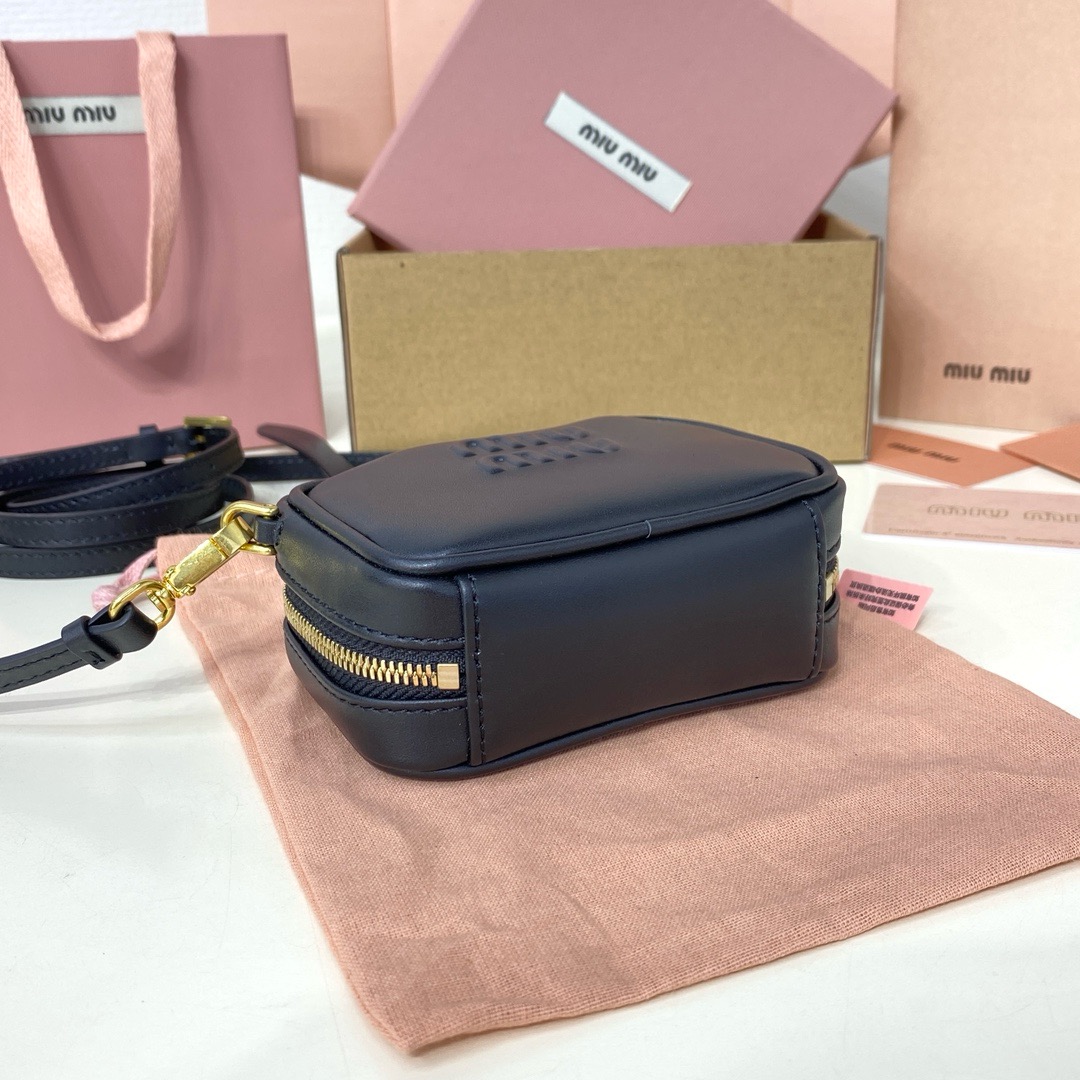 Women’s Wallet Miu Miu Leather Micro Bag ‘Black’