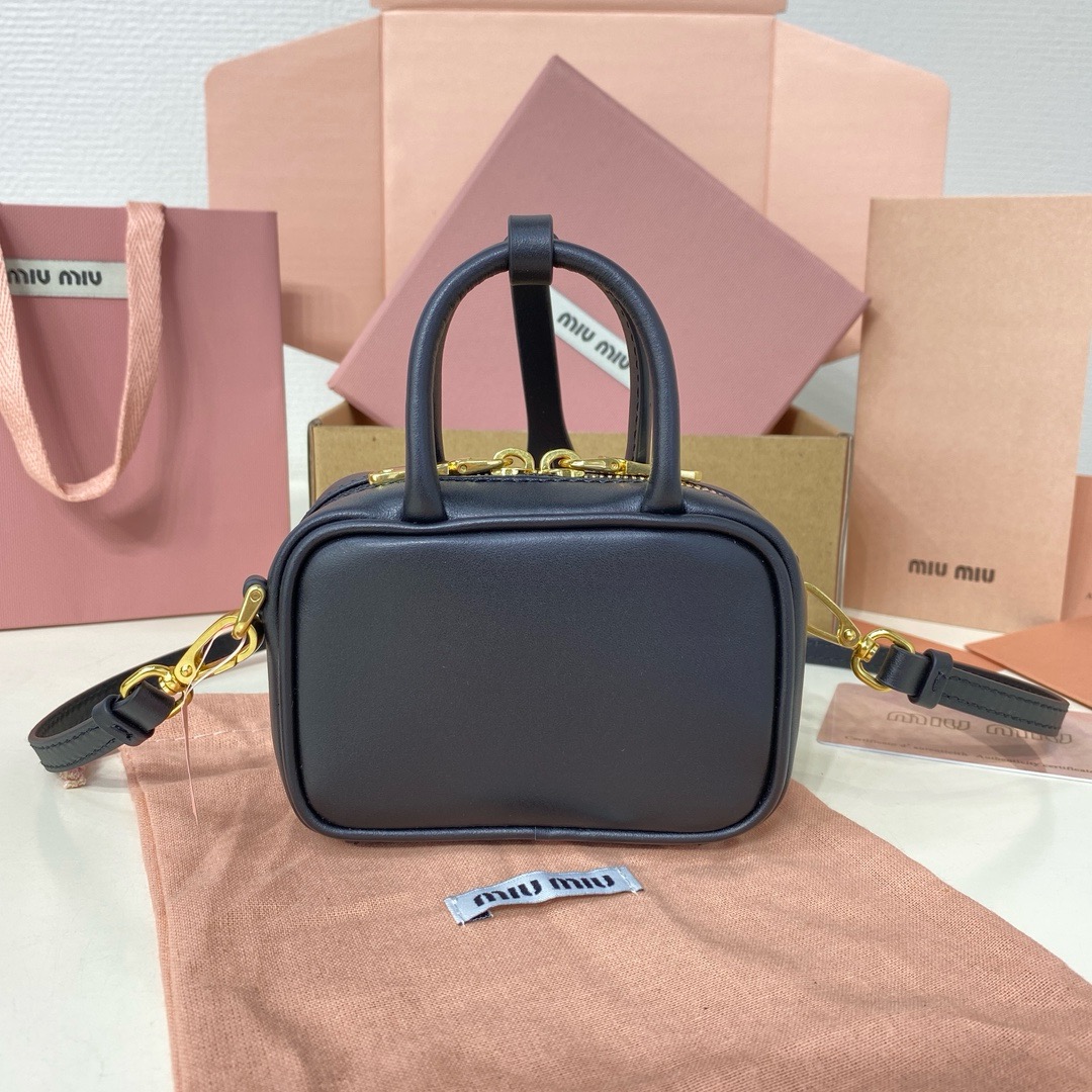 Women’s Wallet Miu Miu Leather Micro Bag ‘Black’