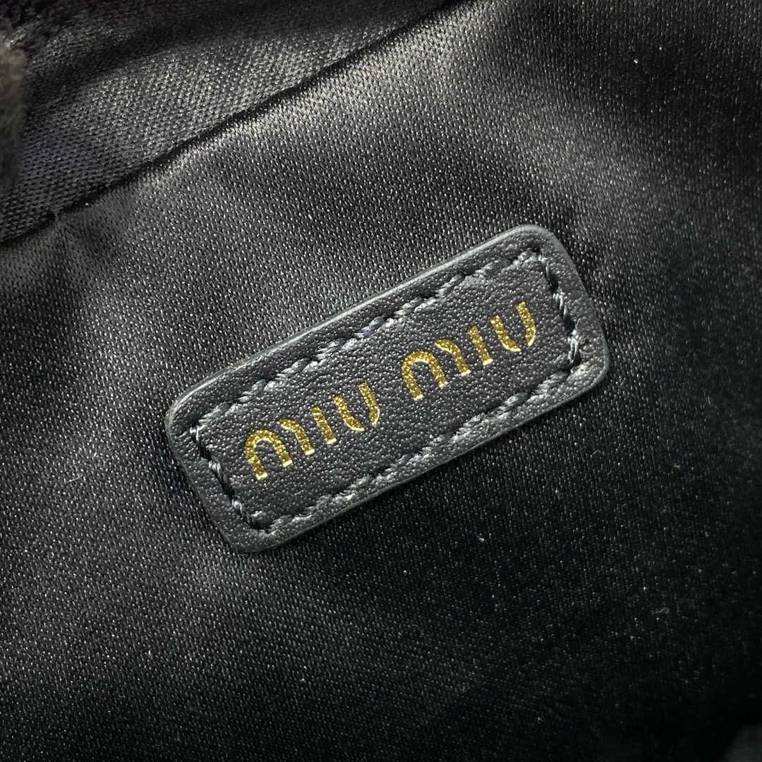 Women’s Wallet Miu Miu Leather Micro Bag ‘Black’