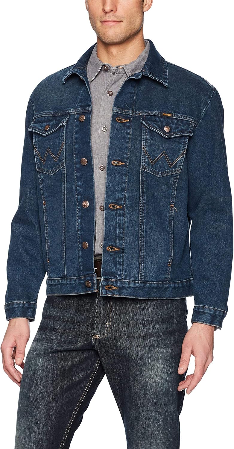 Wrangler Men’s Big and Tall Unlined Denim Jacket
