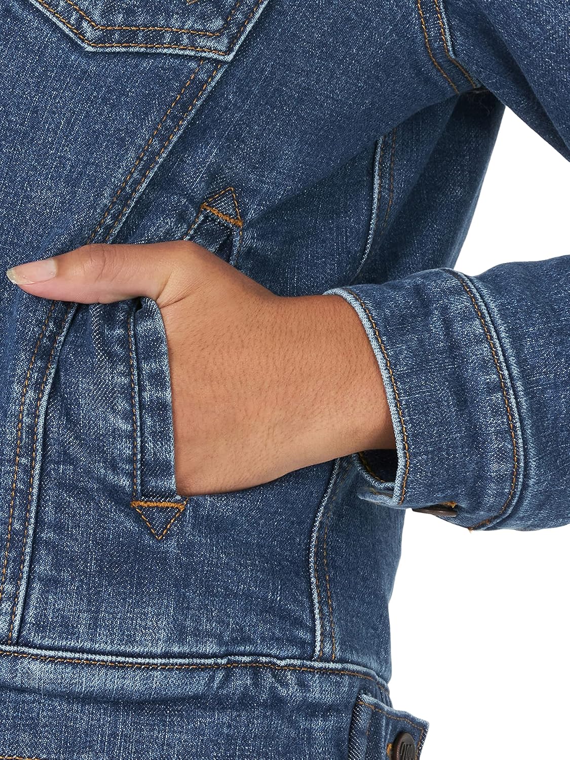 Wrangler Women’s Sherpa Lined Denim Jacket
