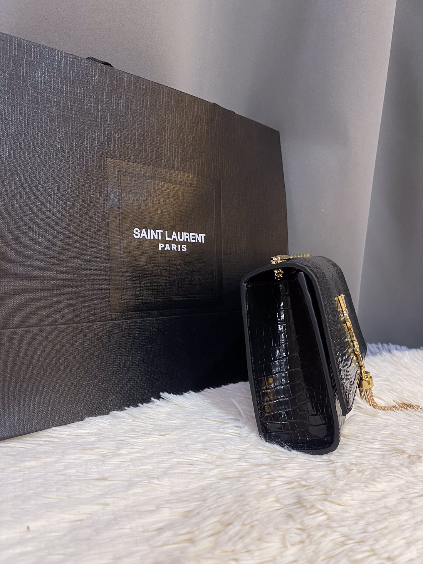Yves Saint Laurent | Bags | Ysl Medium Monogram Kate Black