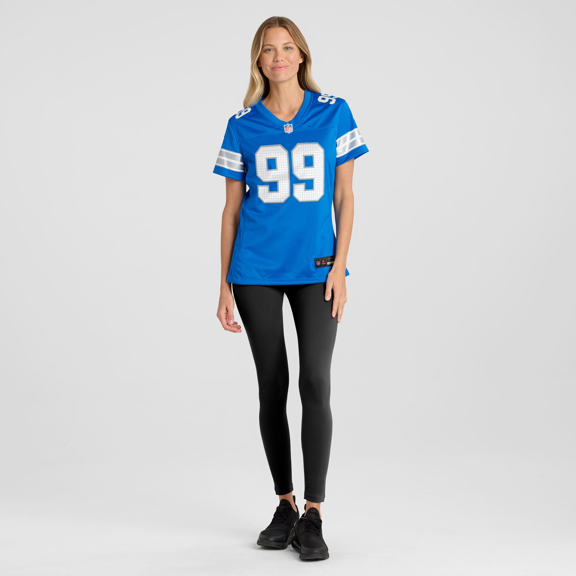 Za'Darius Smith Detroit Lions Nike Women's Team Game Jersey -  Blue